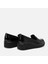 01AYH306670A100 Deri Siyah Kadın Loafer 4