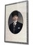 Çerçeveli Atatürk Portresi Cam Tablo, Ev ve Ofis Duvar Dekoru, Büyük Temperli Cam Tablo 1