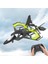 Gövde 2.4ghz Uzaktan Kumanda LED Işıklı Jet Uçak Drone Başlangıç Seviye Şarjlı 8 Dk Uçuş Süresi Kırılmaz Kamerasız Iha Drone (Yeşil) 1
