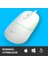 MS110 USB Kablolu 2400DPI 4 Tuşlu Rgb Sessiz Click Optik Mouse - Pc, Mac, Dizüstü Bilgisayar ile Uyumlu, Tak Çalıştır Kolay Bağlantı, Sağ ve Sol Elle Kullanıma Uygun, Kompakt Mouse Beyaz 3