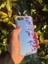 Apple iPhone 8 Uyumlu Aynalı Mor Desenli Darbe Kamera Korumalı Silikon Telefon Kılıfı 3