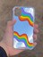 Apple iPhone 11 Uyumlu Aynalı Gökkuşağı Desenli Darbe Kamera Korumalı Silikon Telefon Kılıfı 1