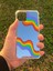 Apple iPhone 11 Pro Uyumlu Aynalı Gökkuşağı Desenli Darbe Kamera Korumalı Silikon Telefon Kılıfı 1