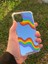 Apple iPhone 11 Pro Uyumlu Aynalı Gökkuşağı Desenli Darbe Kamera Korumalı Silikon Telefon Kılıfı 3