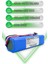 Dreame D9 Uyumlu Akıllı Robot Süpürge Bataryası 14.4V 7000MAH Li-Ion Pil (Ultra Kapasite) 3