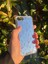 Apple iPhone Se Uyumlu Aynalı Mor Mavi Desenli Darbe Kamera Korumalı Silikon Telefon Kılıfı 3