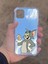 Apple iPhone 11 Uyumlu Aynalı Tom ve Jerry Desenli Darbe Kamera Korumalı Silikon Telefon Kılıfı 1