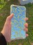 Apple iPhone 6s Plus Uyumlu Aynalı Yaprak Desenli Darbe Kamera Korumalı Silikon Telefon Kılıfı 3