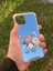 Apple iPhone 11 Pro Uyumlu Aynalı Pembe Gül Desenli Darbe Kamera Korumalı Silikon Telefon Kılıfı 3