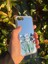 Apple iPhone Se 2022 Uyumlu Aynalı Mavi Beyaz Desenli Darbe Kamera Korumalı Silikon Telefon Kılıfı 3