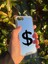 Apple iPhone Se Uyumlu Aynalı Dollar Desenli Darbe Kamera Korumalı Silikon Telefon Kılıfı 3