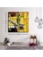 Dekoratif Baskı Illüstrasyon Popart Woman And Man Kare Kanvas Tablo 1