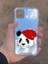 Apple iPhone 11 Uyumlu Aynalı Panda Desenli Darbe Kamera Korumalı Silikon Telefon Kılıfı 1