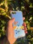 Apple iPhone Se 2020 Uyumlu Aynalı Sümbül Desenli Darbe Kamera Korumalı Silikon Telefon Kılıfı 3