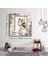 Dekoratif Baskı Illüstrasyon Grace Kelly Kare Kanvas Tablo 1