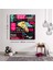 Dekoratif Baskı Illüstrasyon Popart Pizza Afiş Kanvas Tablo 1