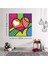 Dekoratif Baskı Illüstrasyon Popart Love Kare Kanvas Tablo 1