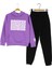 Kız Çocuk Eşofman Takımı Kapüşonlu Cepli 2