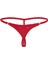 Halkalı Mini Büyük Beden Kırmızı G String 1