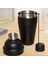 Mat Siyah Çelik 700 ml Süzgeçli Kokteyl Shaker Karıştırıcı 3