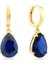 Safir Zirconia Taşlı Damla Kesim Küpe 1