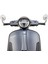 Vespa GTS-GTV-LX-Primavera-Sprint Gidon Aynası Sağ-Sol Uyumlu ADET *Mat Gümüş* / SIP SERIES PORDOI 7