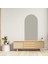 Boho Bohem Tarz Oval Tek Renk Duvar Sticker 1