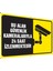 Güvenlik Kameralarıyla 24 Saat Izlenmektedir Pvc Kaplama Uyarısı (30X42 Cm) 1