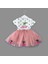 1-2-3 Yaş Payetli Kiraz Nakışlı Kiraz Etekli Kız Bebek Tütü Elbisesi 2