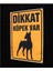 Dikkat Köpek Var Pvc Kaplama Uyarısı (30X42 Cm) 2
