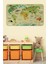- Eğitici Dünya Haritası Dünya Atlası Çocuk ve Bebek Odası Duvar STICKER-60X105-3772 1