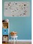 - Eğitici Dünya Haritası Dünya Atlası Çocuk ve Bebek Odası Duvar STICKER-60X105-3790 1
