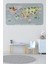 - Eğitici Dünya Haritası Dünya Atlası Çocuk ve Bebek Odası Duvar STICKER -60X105-3816 1