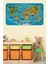 - Eğitici Dünya Haritası Dünya Atlası Çocuk ve Bebek Odası Duvar STICKER -60X105-3808 1