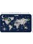 - Eğitici ve Bayraklı Dünya Haritası Dünya Atlası Çocuk ve Bebek Odası Duvar STICKER-60X105-3819 2