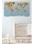 - Eğitici Dünya Haritası Dünya Atlası Çocuk ve Bebek Odası Duvar STICKER -60X105-3824 1