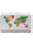 - Ülke Bayrak Lı Eğitici Başkent Detaylı Atlası Dünya Haritası Duvar STICKER -60X105-3833 2