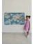- Eğitici Dünya Haritası Dünya Atlası Çocuk ve Bebek Odası Duvar STICKER -60X105-3828 4