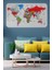 - Eğitici Ülke ve Başkent Detaylı Atlası Dünya Haritası Duvar STICKER -60X105-3853 1