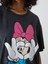 Xsıde Bisiklet Yaka Minnie Mouse Baskılı Kadın Tişört 3