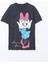 Xsıde Bisiklet Yaka Minnie Mouse Baskılı Kadın Tişört 5