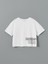 Lcw Kids Bisiklet Yaka Kız Çocuk Crop Tişört 1