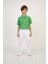 Erkek Çocuk Yeşil Kısa Kol Polo Yaka Tişört Beyaz Pantolon Takım 23 Nisan 29 Ekim Gösteri Kıyafeti 3