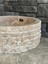 Doğal Taş Noçhe (Kahve Rengi) Traverten Patlatma Model Lavabo . 4