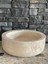 Bej Mermer Batarya Bağlantılı Lavabo 42X15 2