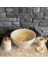 Traverten Lavabo, Sıvı Sabunluk, Diş Fırçalığı, Katı Sabunluk 4,lü Set 4