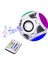 Bluetooth Hoparlör Müzik Çalar Kumandalı Ayarlanabilir Rgb (Renkli) LED Futbol Ampulü Lambası 1