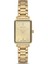 DK.1.AG1381.08 Dikdörtgen Kadran Çelik Kordon Çelik Kasa 3 Atm Suya Dayanıklı Altın Renk Kadın Kol Saati 1