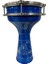 Darbuka 5 Numara Mavi Erzincan İşleme 2