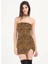 B101427 Leopar Desenli Elbise 1